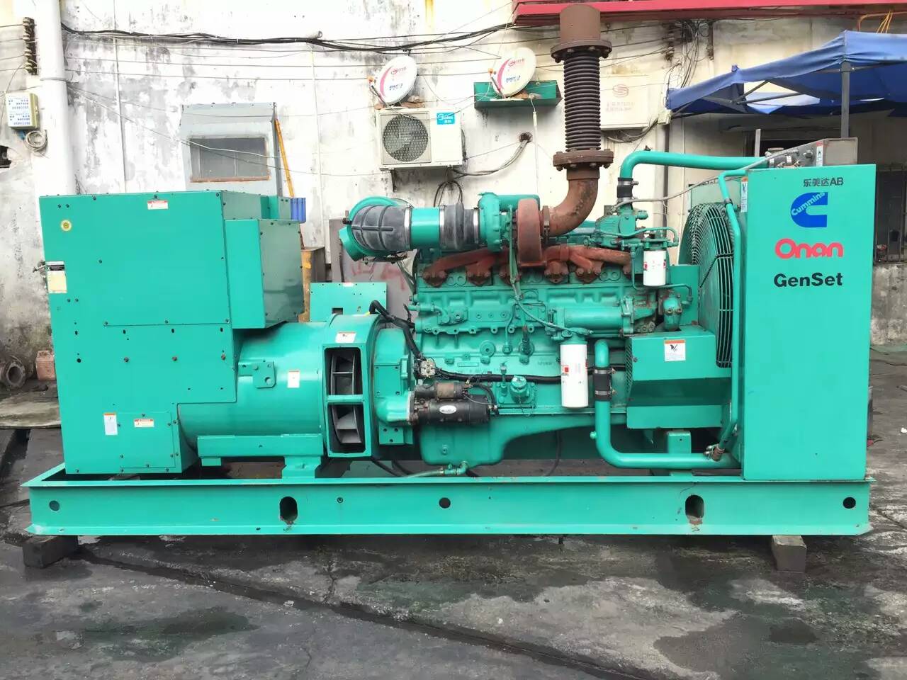 长葛租赁发电机-柴油发电机不正常冒烟的原因